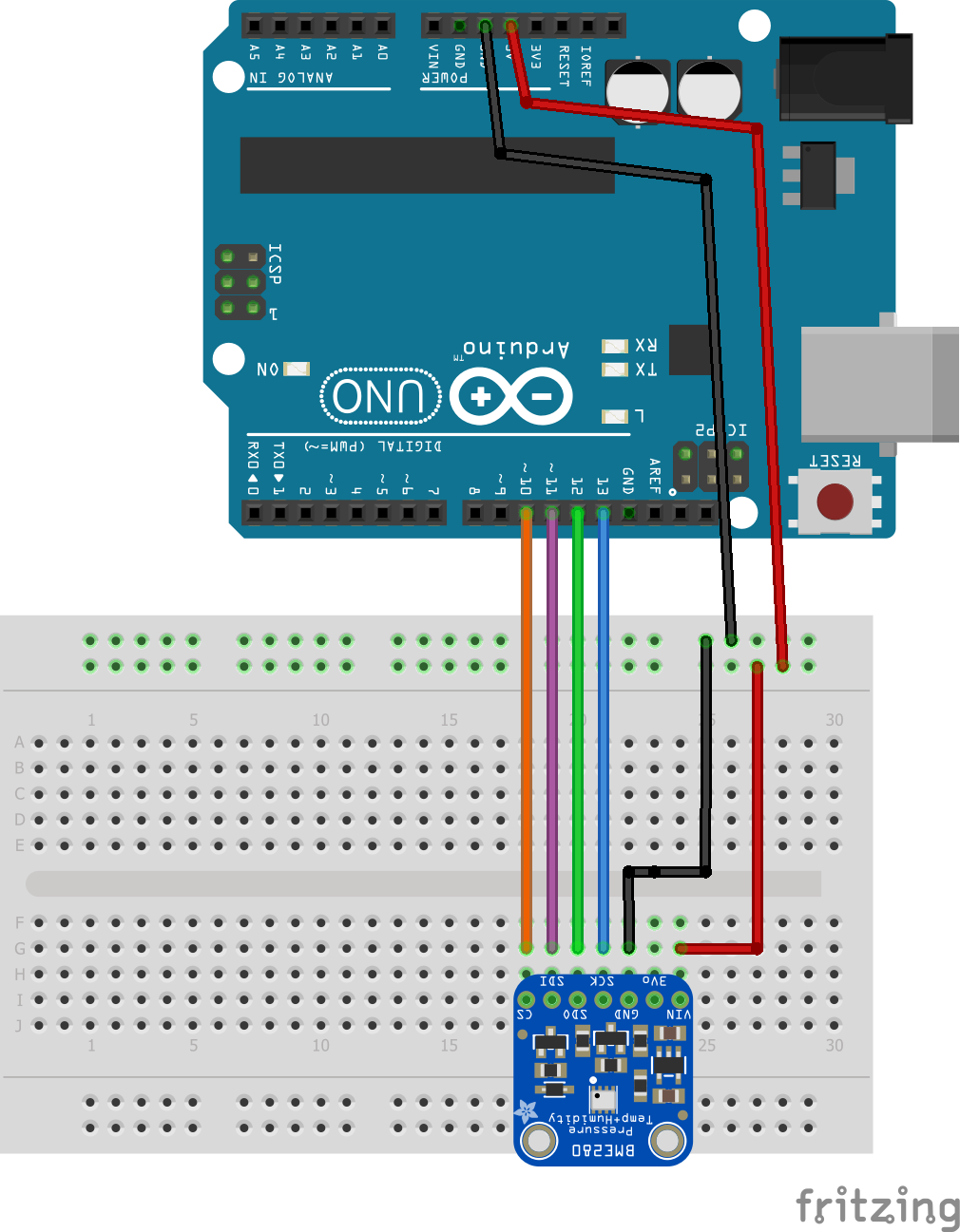 Arduino with BME280 - DIY Electronics Project